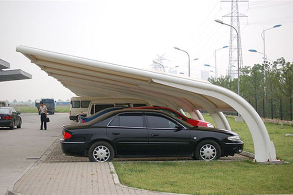 車棚張拉膜產(chǎn)品展示一